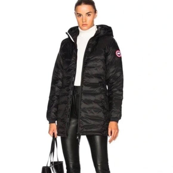 Authentic Canada Goose 5061L Camp Down Hooded Jacket Size Large - Picture 1 of 16